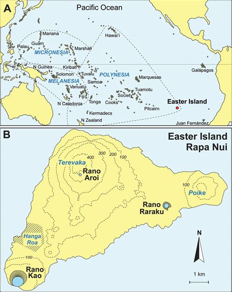 easter island location oceania